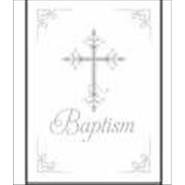 Warner Press Certificate Baptism Cross Silver Foil Embossed 308759